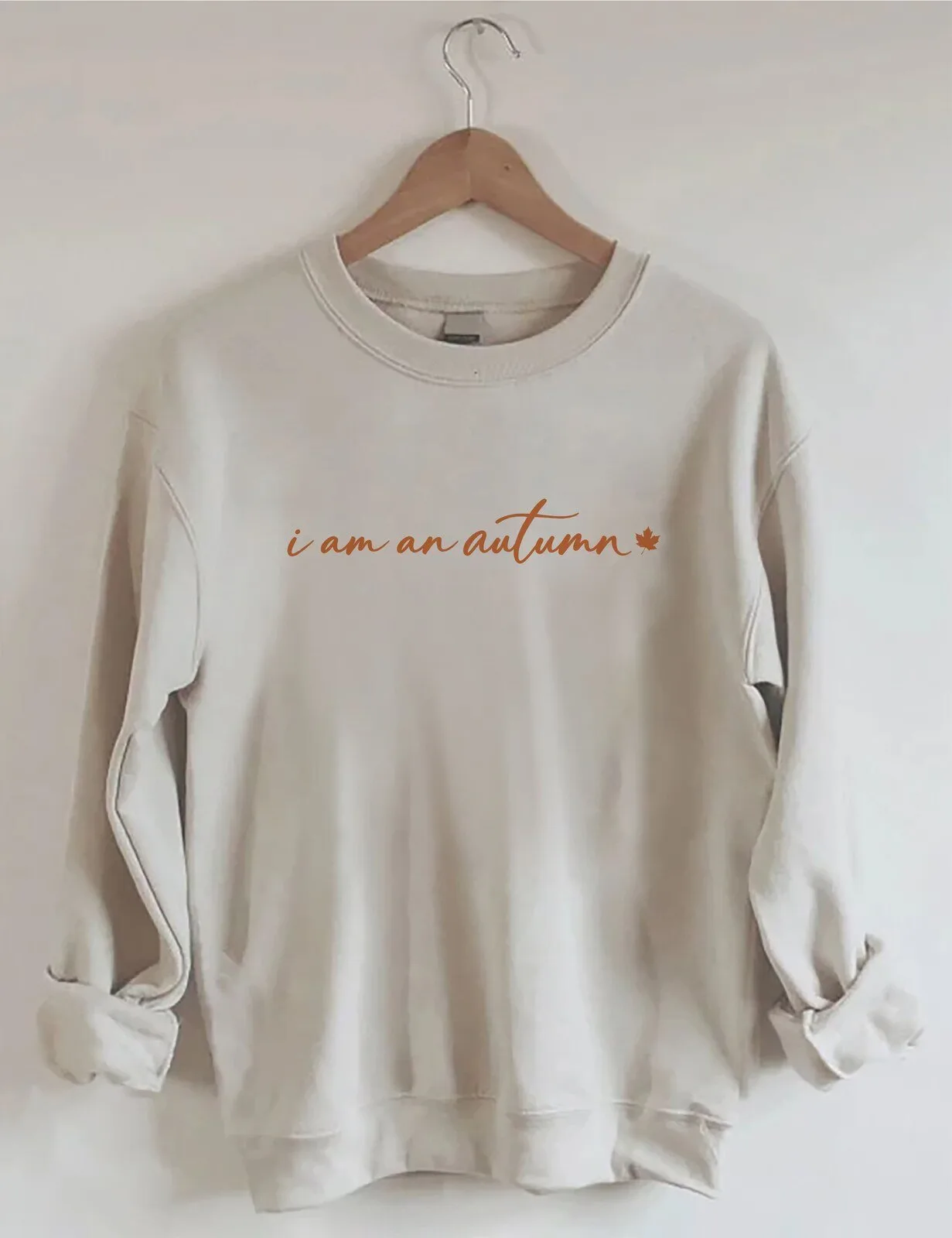 I Am An Autumn Fall Season Cozy Crewneck Sweatshirt