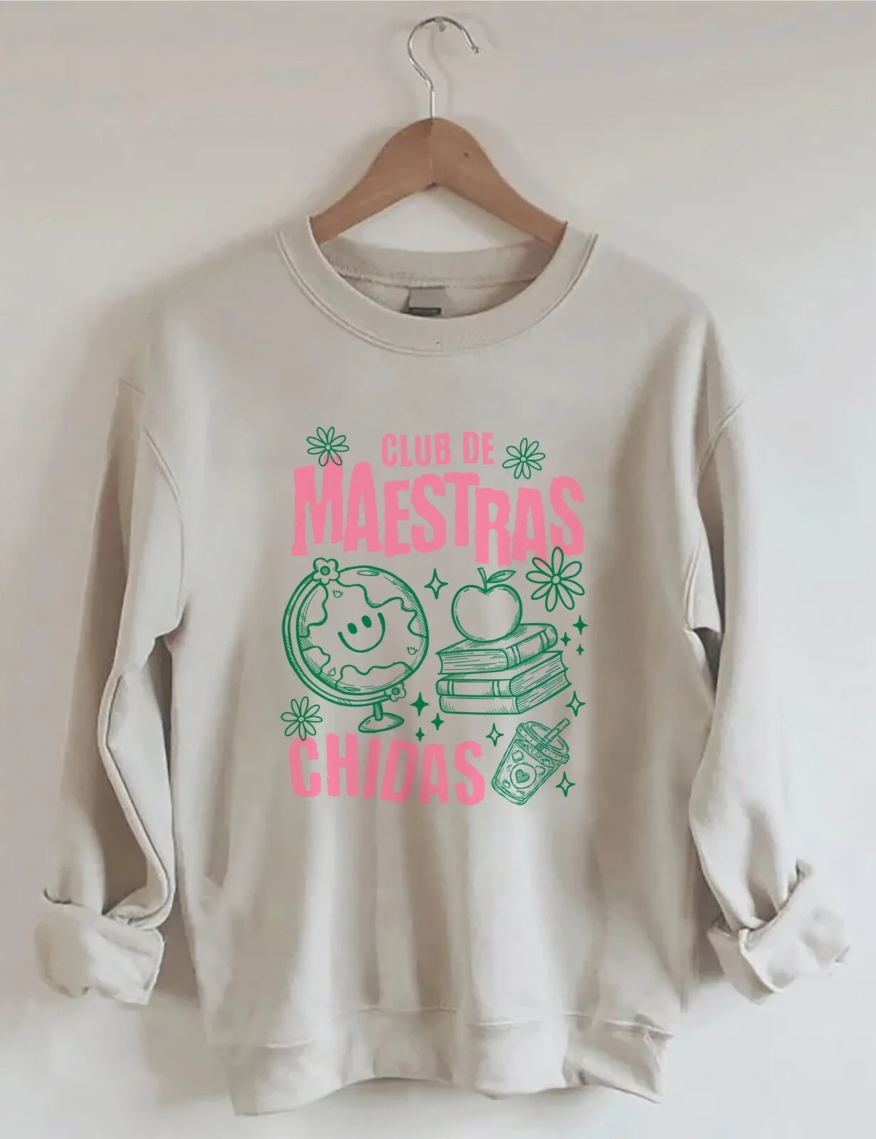 Teacher Appreciation Sweatshirt - Club De Maestras Chidas Crewneck